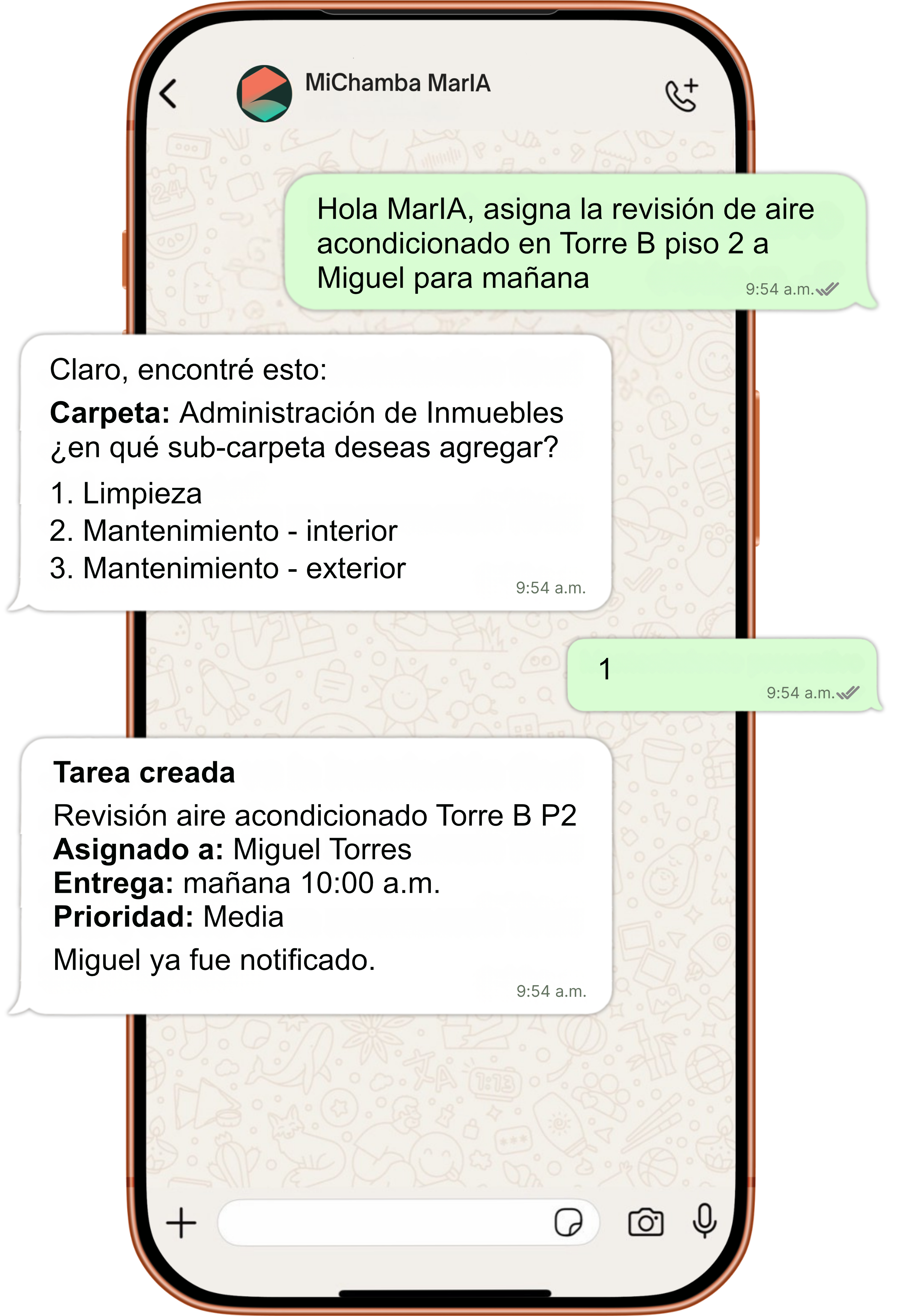 MiChamba product interface